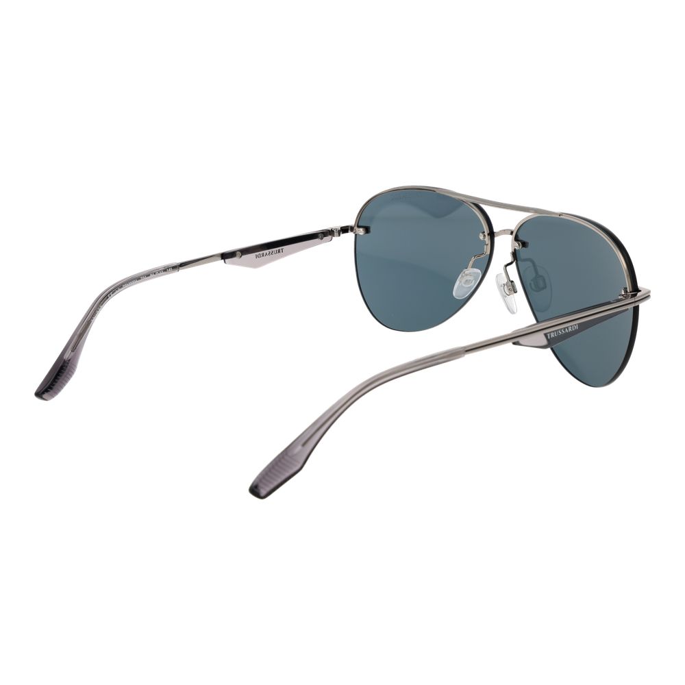 Trussardi Gray Metal Sunglasses