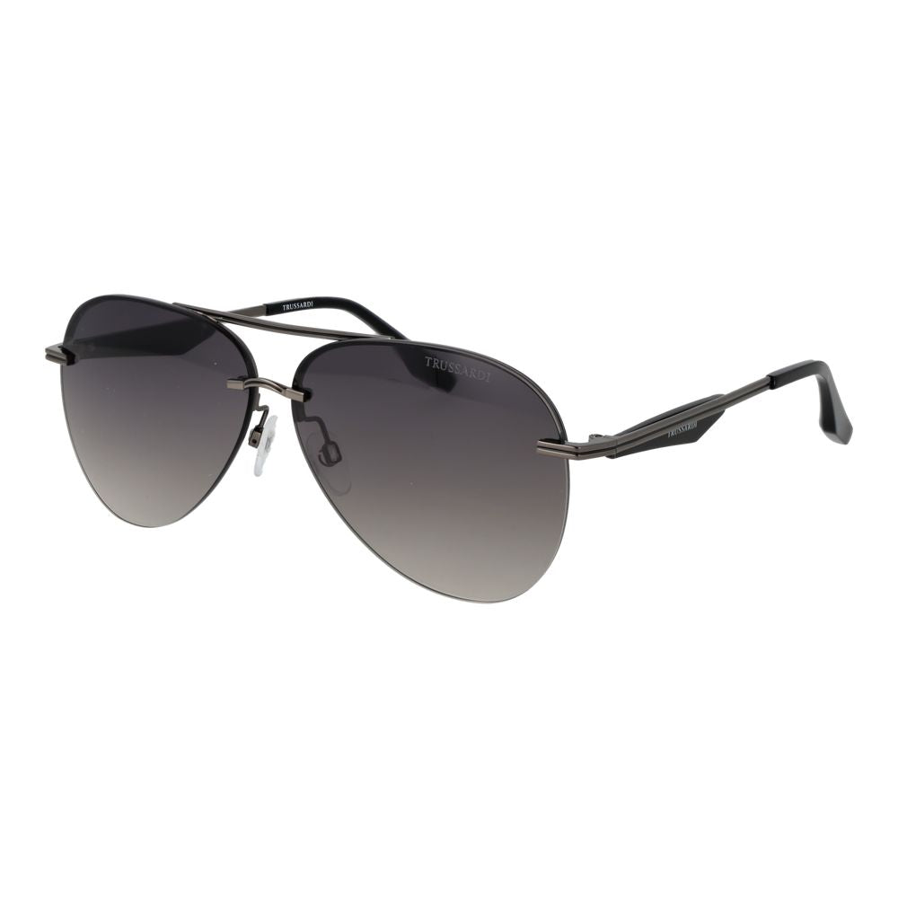 Trussardi Sonnenbrille aus grauem Metall
