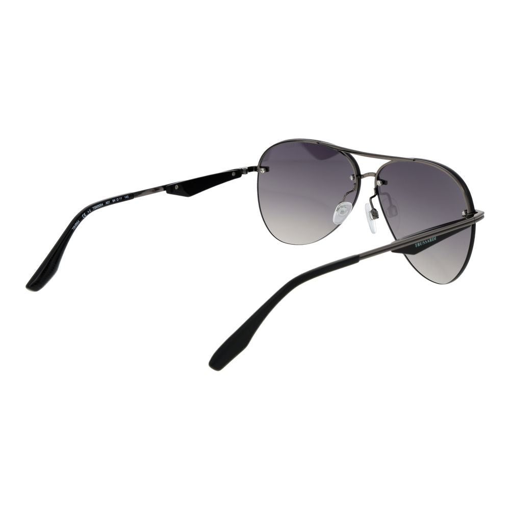 Trussardi Sonnenbrille aus grauem Metall