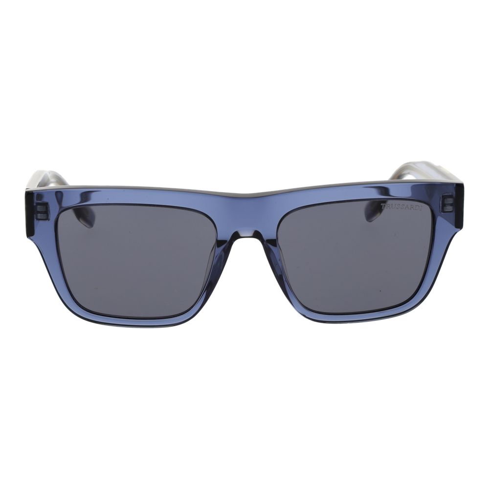 Trussardi Sonnenbrille aus blauem Azetat
