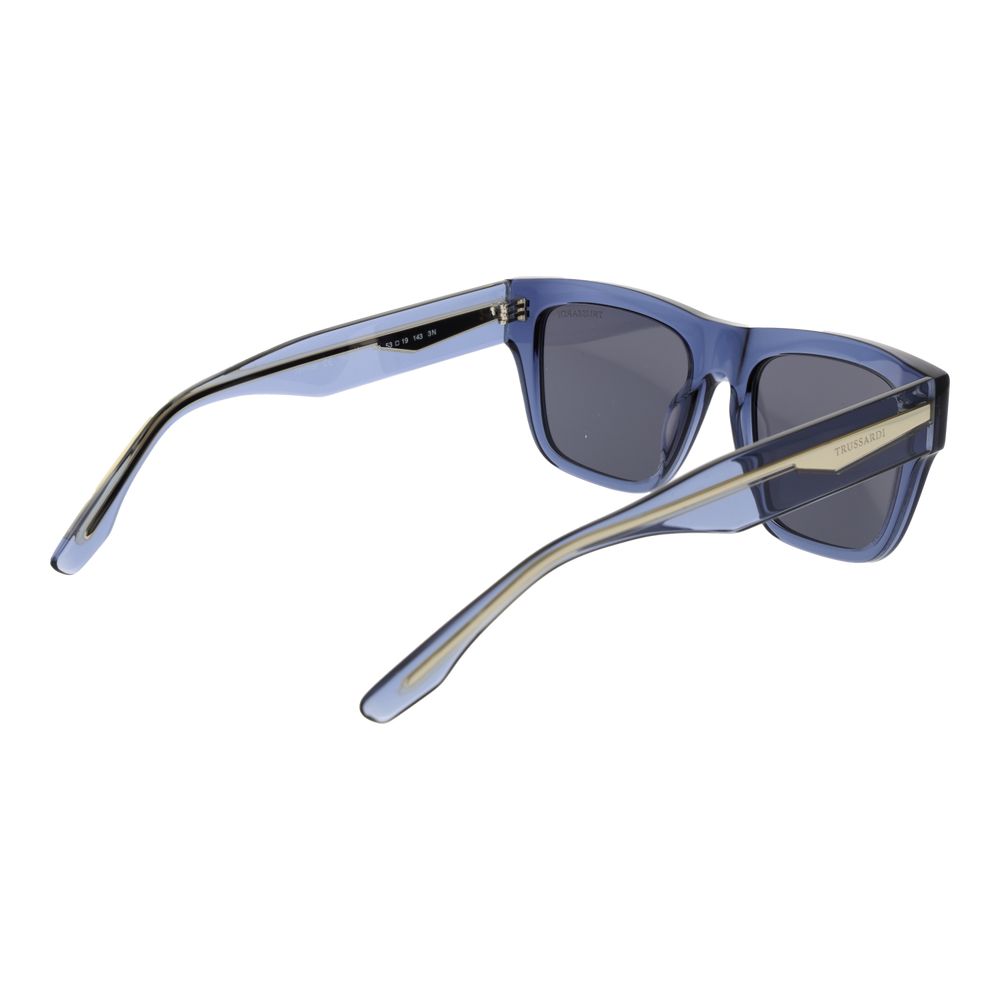 Trussardi Sonnenbrille aus blauem Azetat