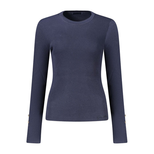 Guess Jeans Blaues Viskose Damenpullover