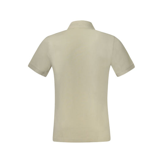Hugo Boss Beige Cotton Men's Polo Shirt