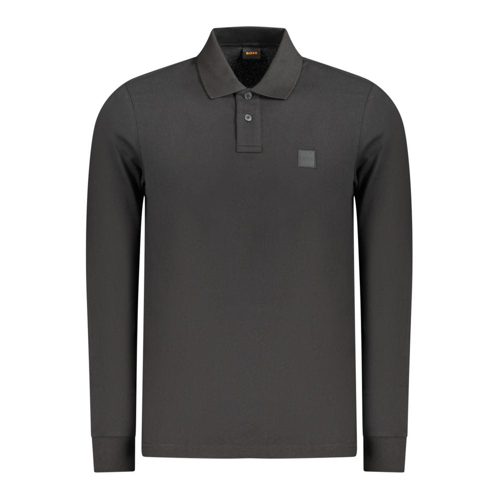 Hugo Boss Black Cotton Polo Shirt