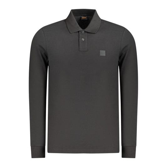 Hugo Boss Black Cotton Polo Shirt