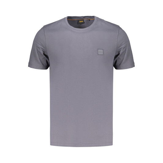 Hugo Boss Gray Cotton Men's T-Shirt