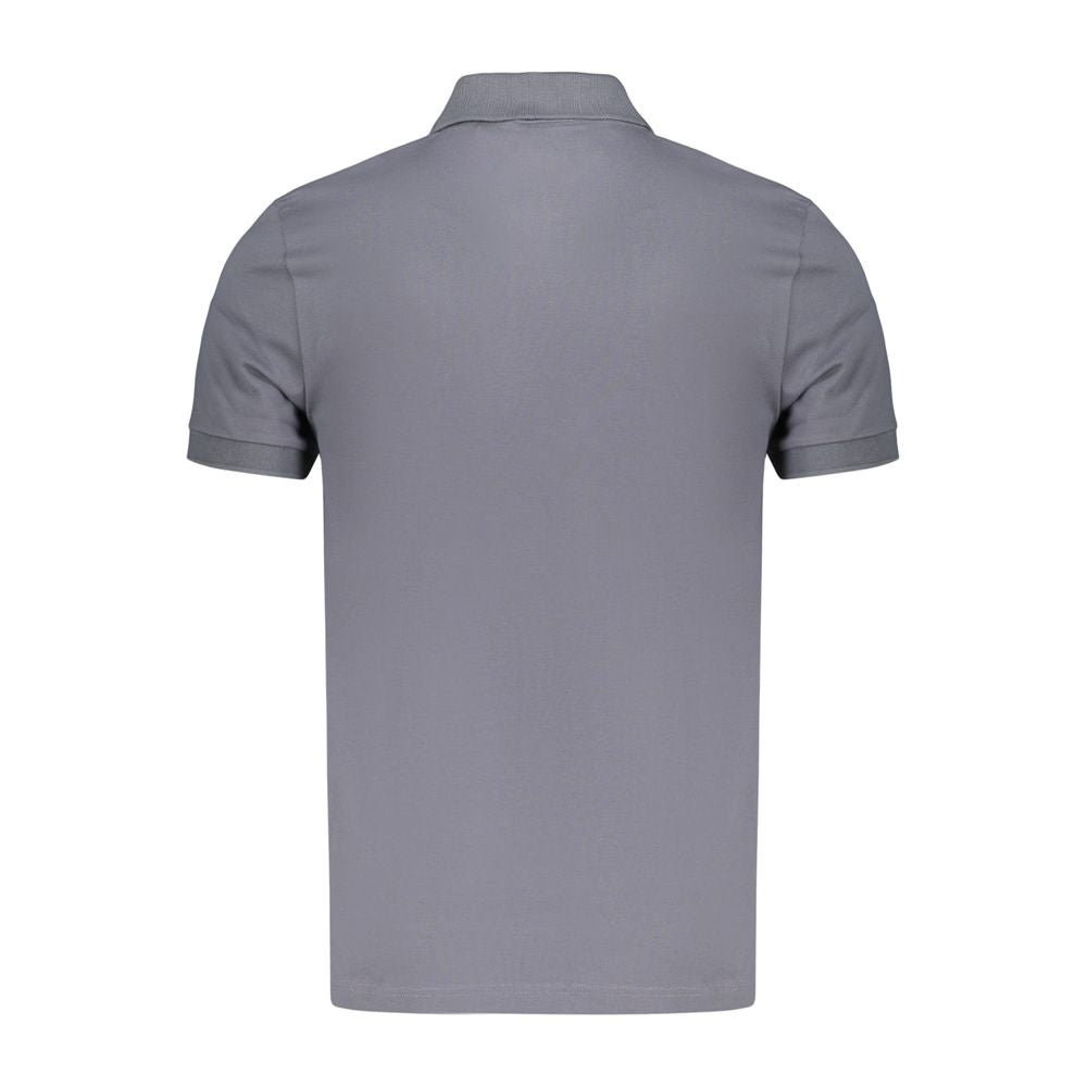 Hugo Boss Gray Cotton Men's Polo Shirt