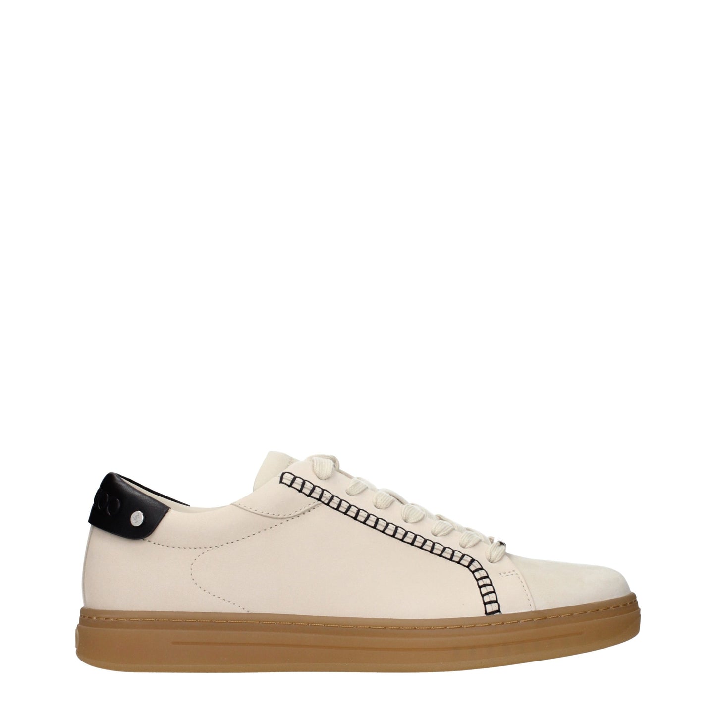 Jimmy Choo Beige Leather Sneakers