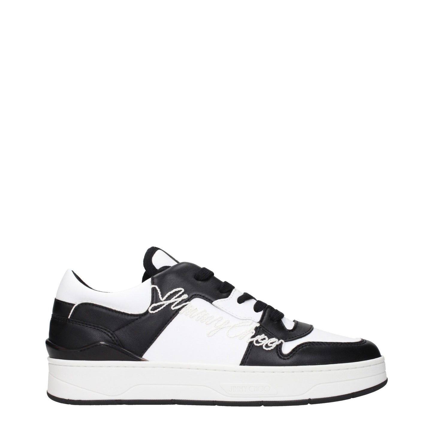 Jimmy Choo Schwarze Leder-Sneaker