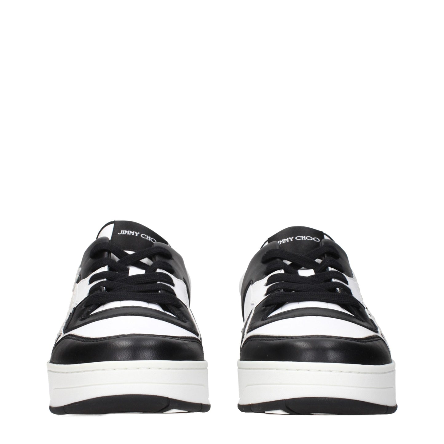 Jimmy Choo Schwarze Leder-Sneaker