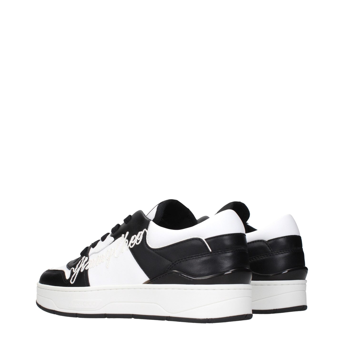 Jimmy Choo Schwarze Leder-Sneaker