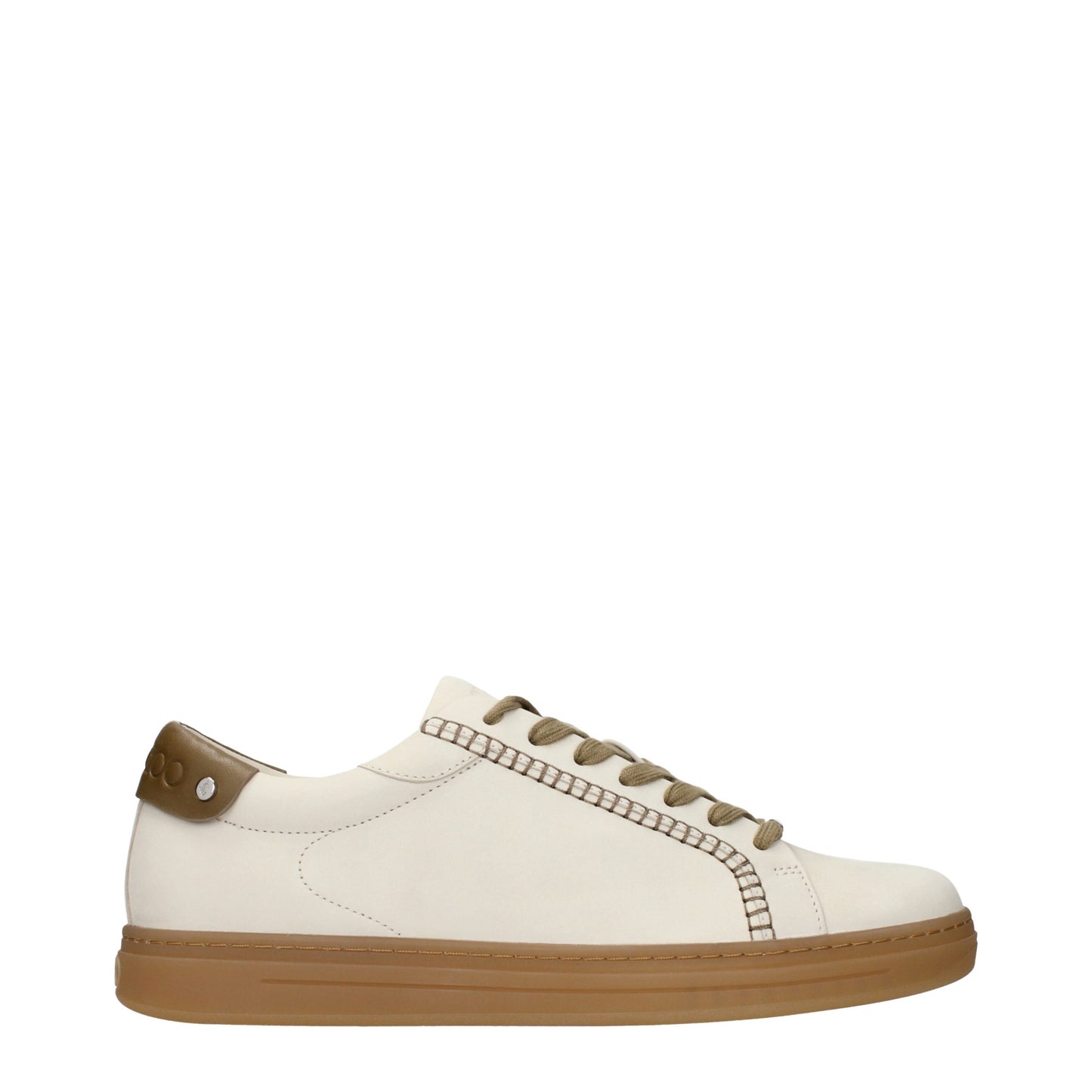 Jimmy Choo Beige Leather Sneakers