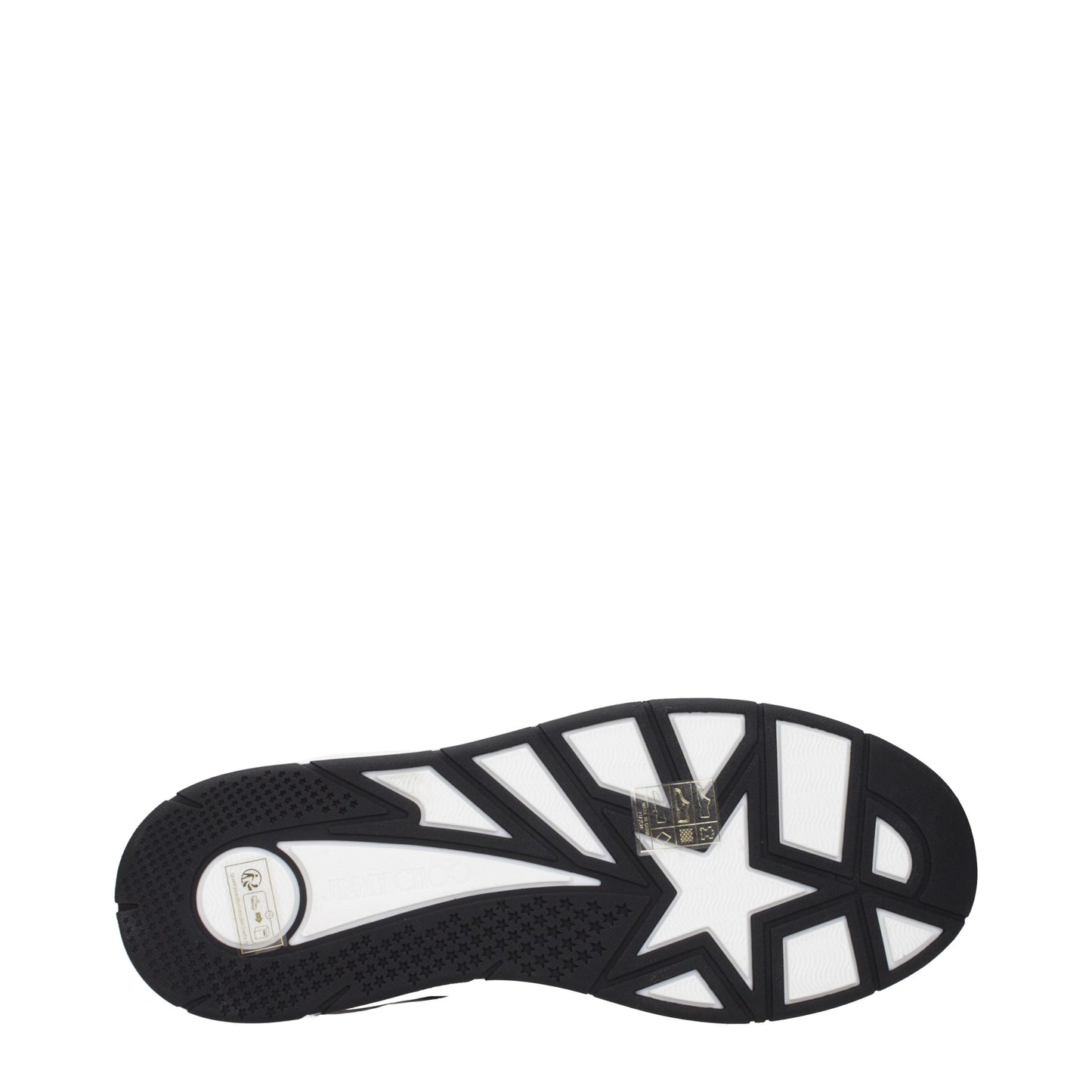 Jimmy Choo Black Leather Low Top Sneakers