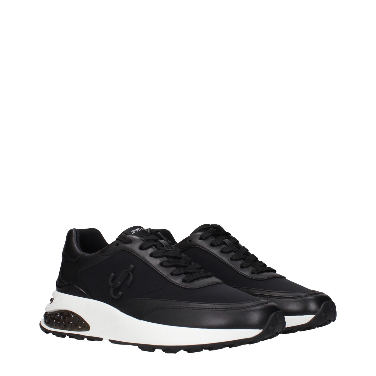 Jimmy Choo Black Fabric Athletic Sneakers