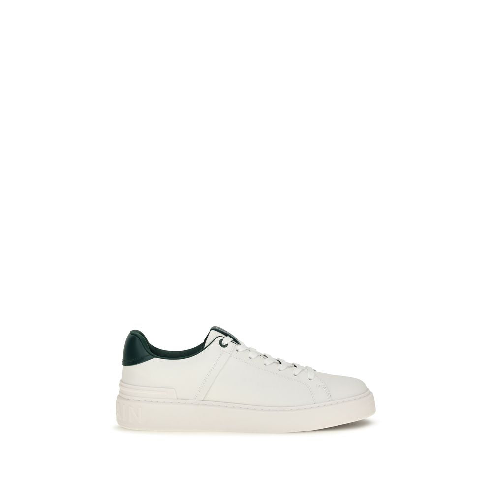 Balmain Sneakers aus weißem Kalbsleder Bos Taurus