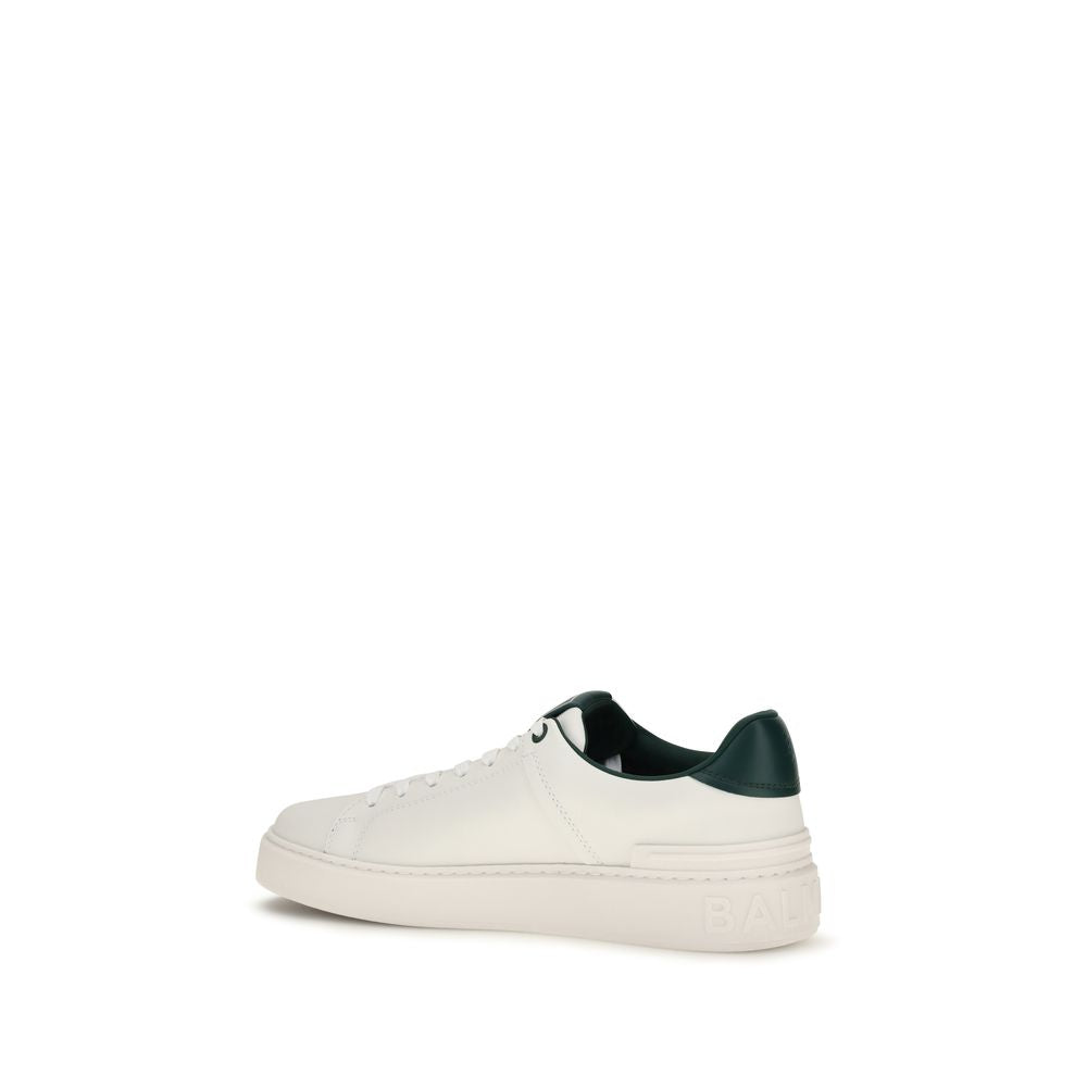 Balmain Sneakers aus weißem Kalbsleder Bos Taurus