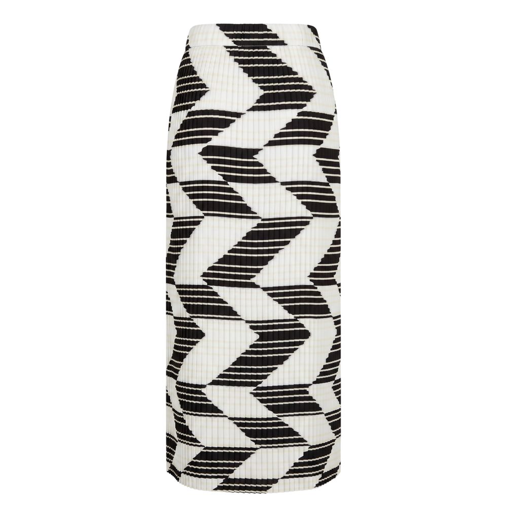 Trussardi White Polyester Women Skirt