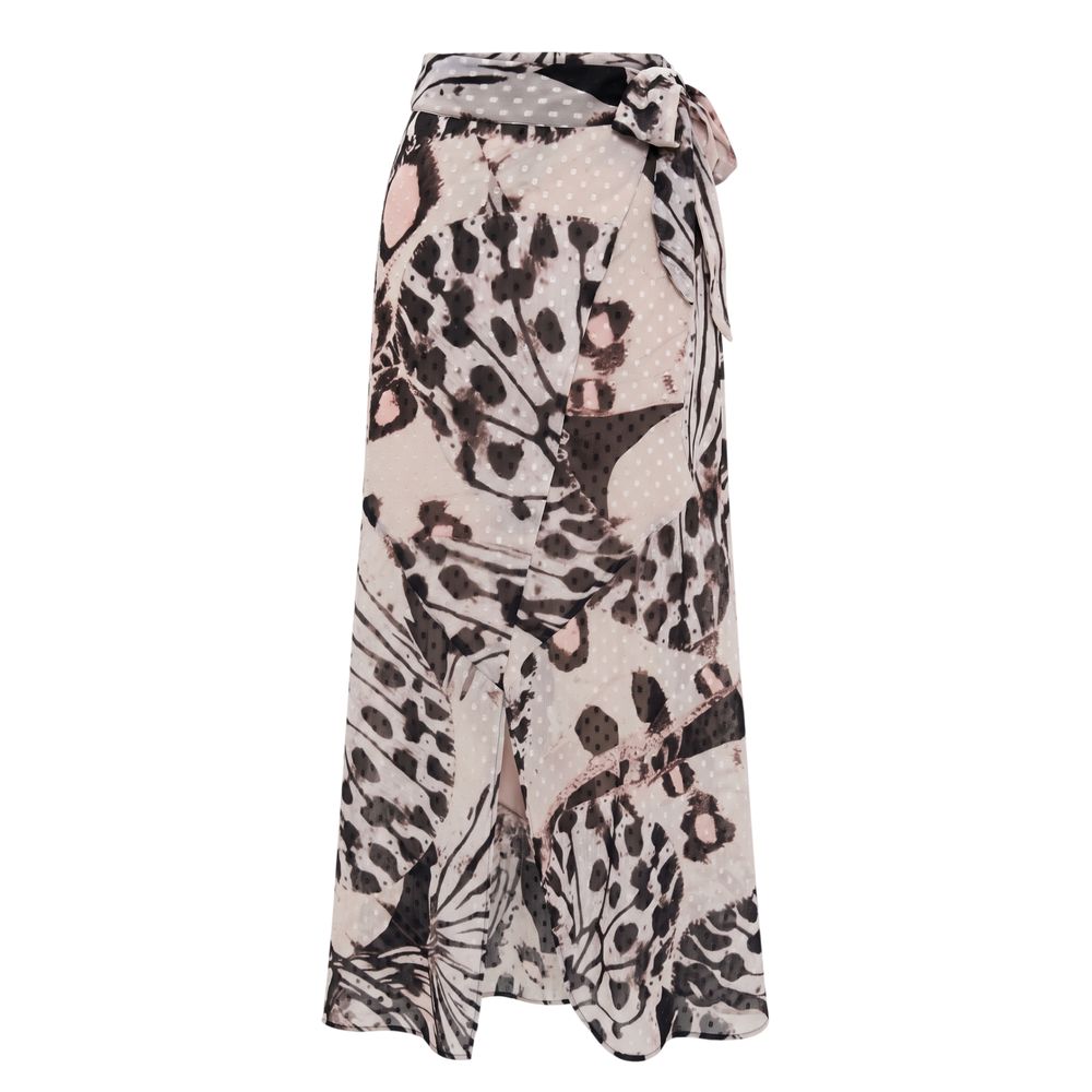 Trussardi Jeans Rosa Polyester Damenrock