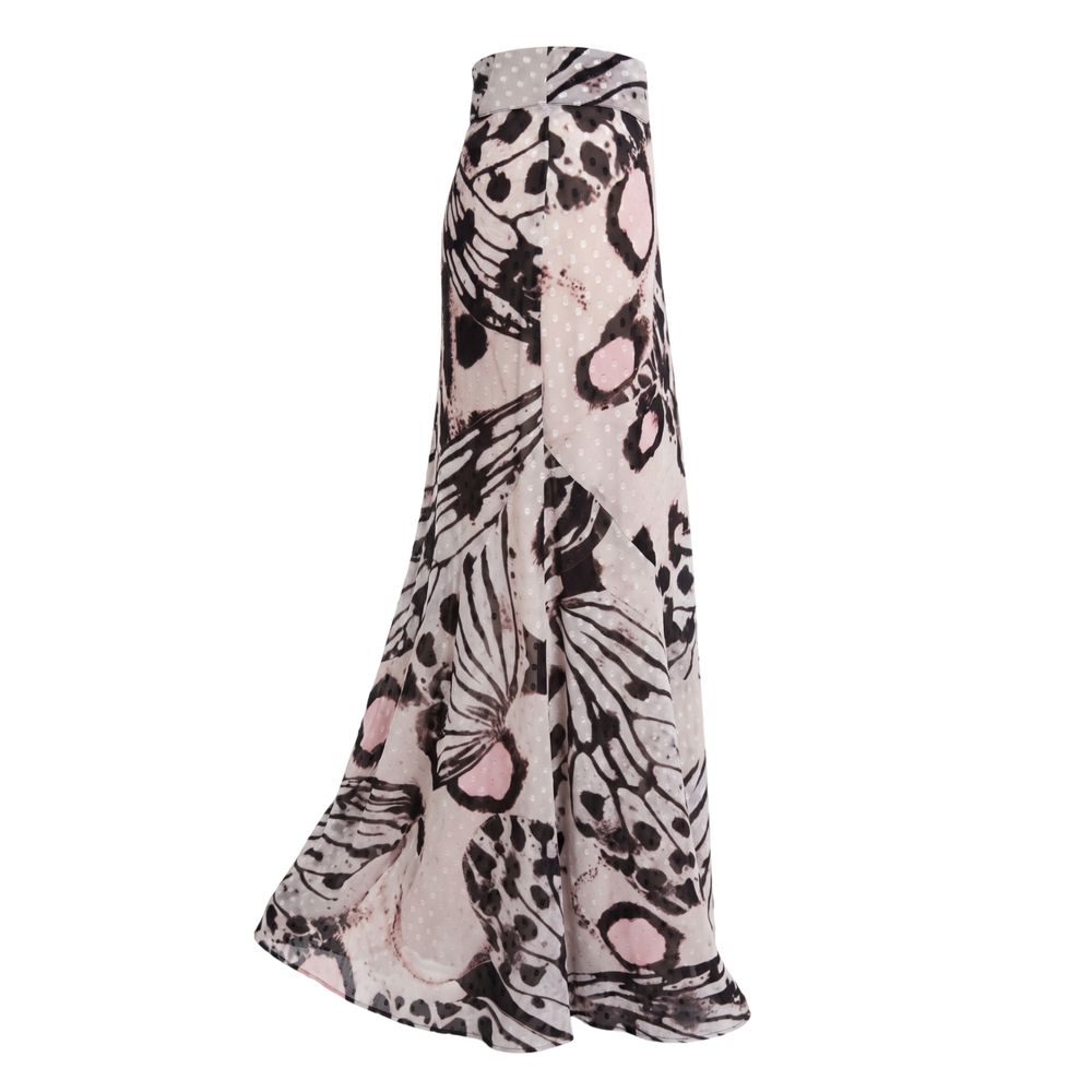 Trussardi Jeans Rosa Polyester Damenrock