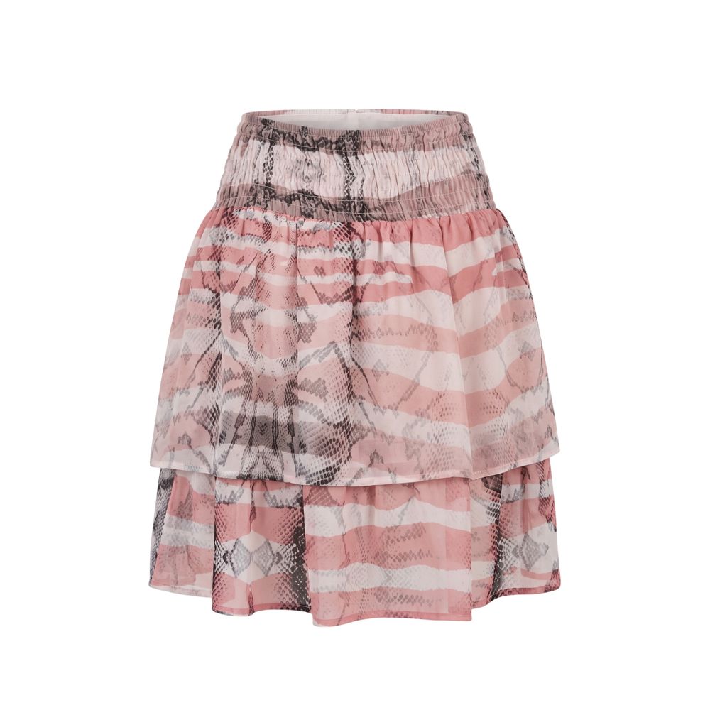 Trussardi Jeans Rosa Damenrock aus Polyester