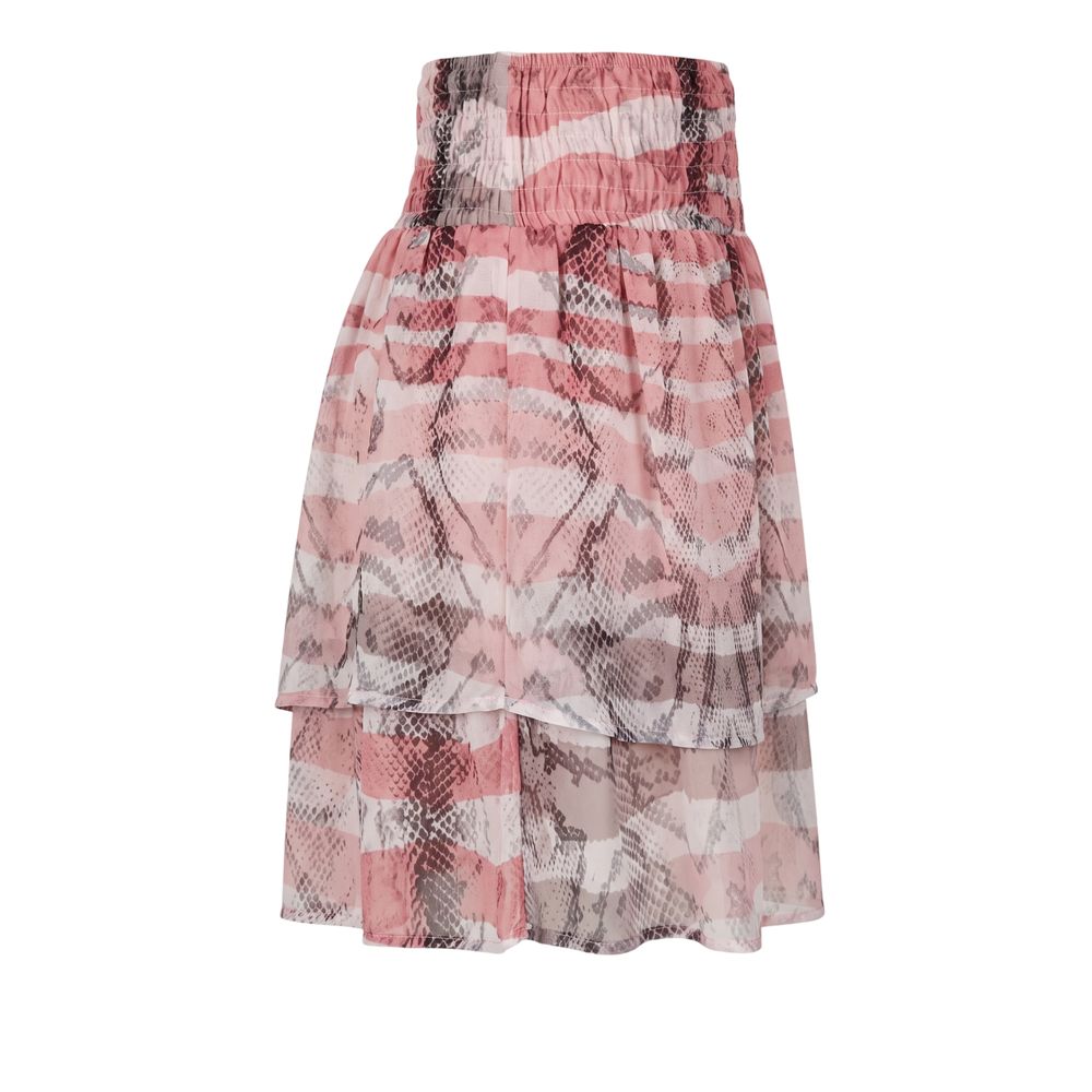 Trussardi Jeans Rosa Damenrock aus Polyester