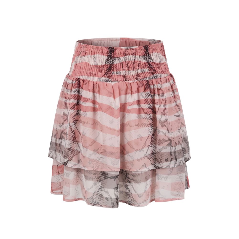 Trussardi Jeans Rosa Damenrock aus Polyester