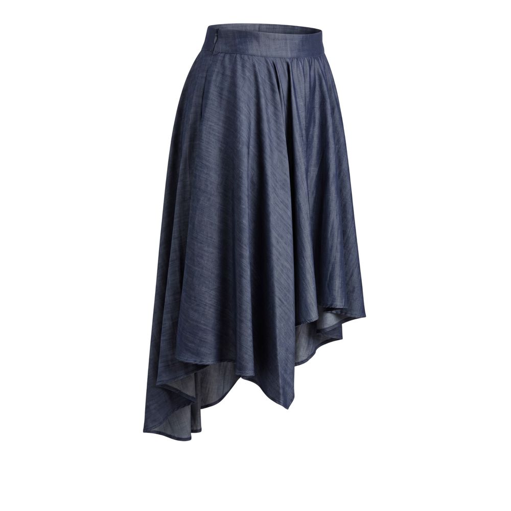 Trussardi Jeans Blue Denim Skirt