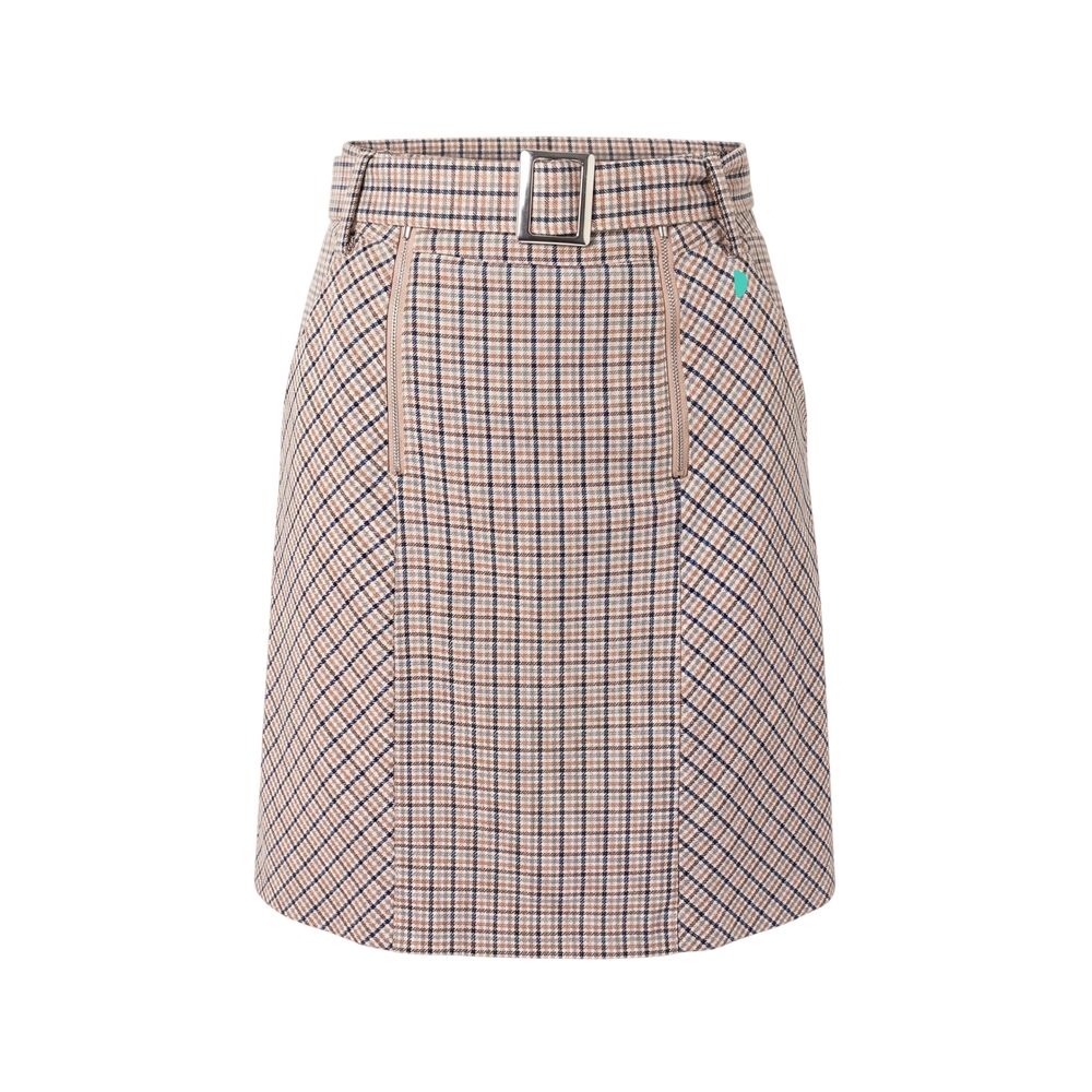 Trussardi White Cotton Women Skirt