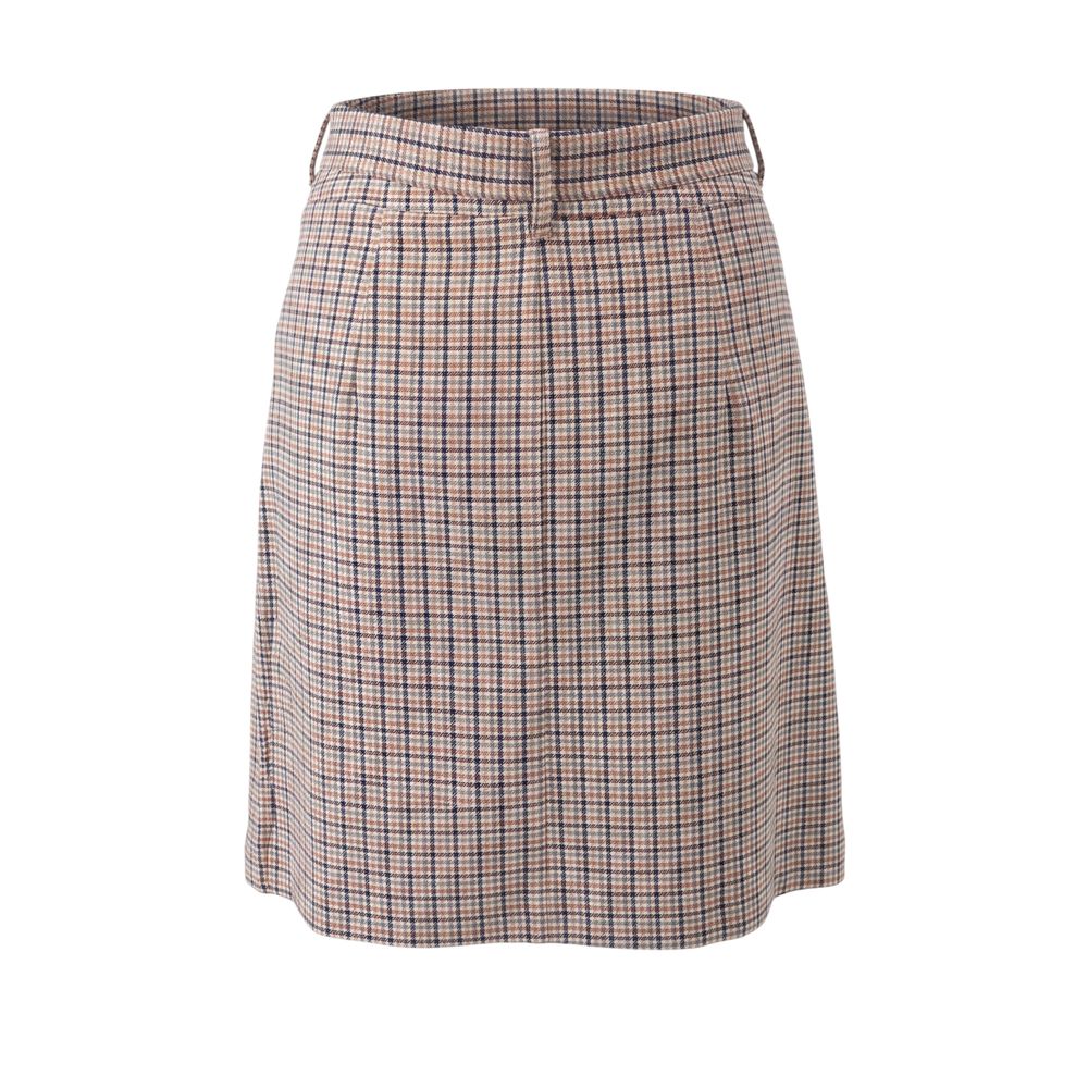 Trussardi White Cotton Women Skirt