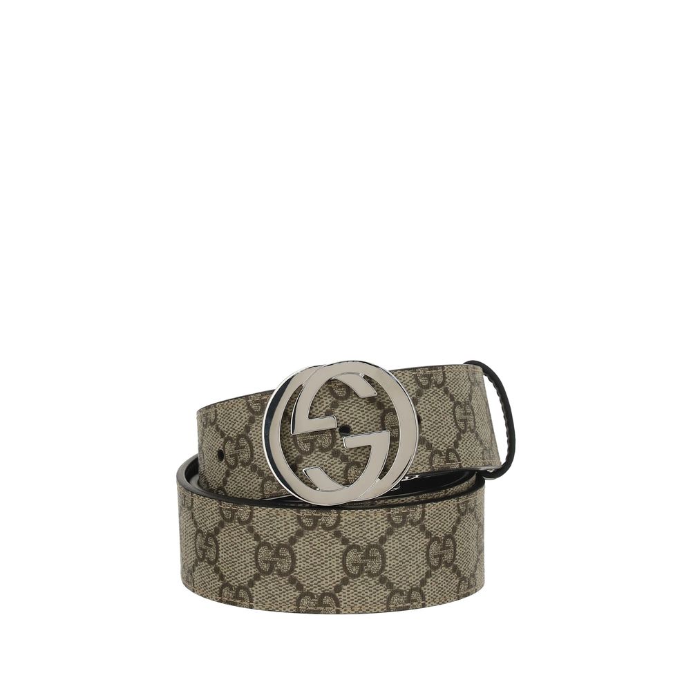 Gucci Brauner Gürtel aus Baumwolle