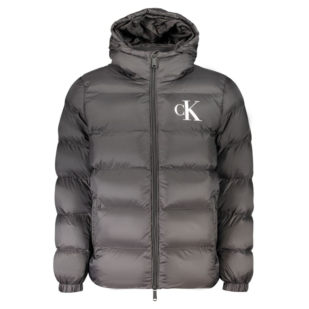 Calvin Klein Schwarze Herrenjacke aus Nylon