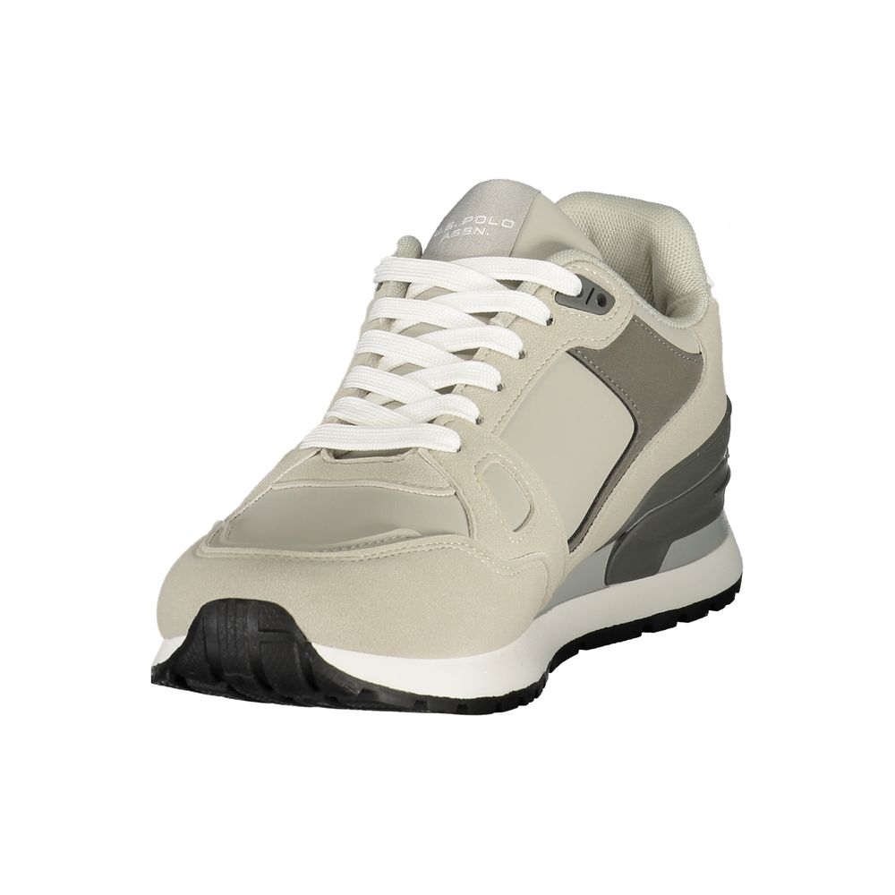 U.S. POLO ASSN. Grauer Herren-Sneaker aus Polyurethan