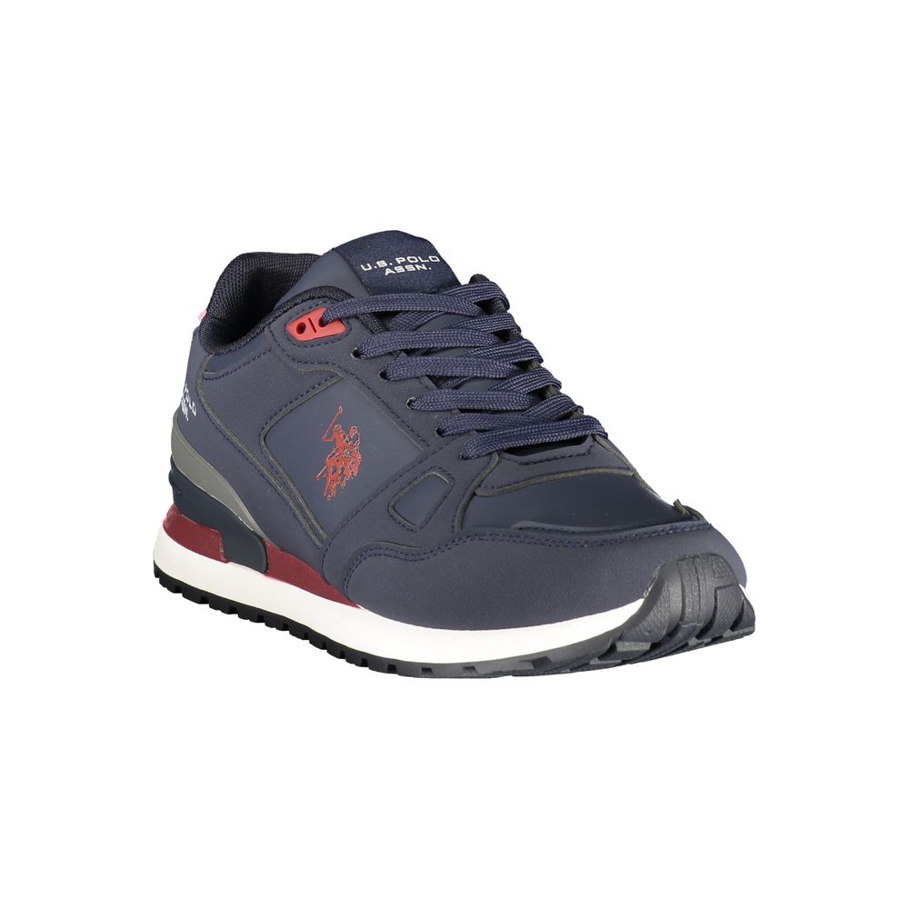 U.S. POLO ASSN. Blauer Herren-Sneaker aus Polyurethan