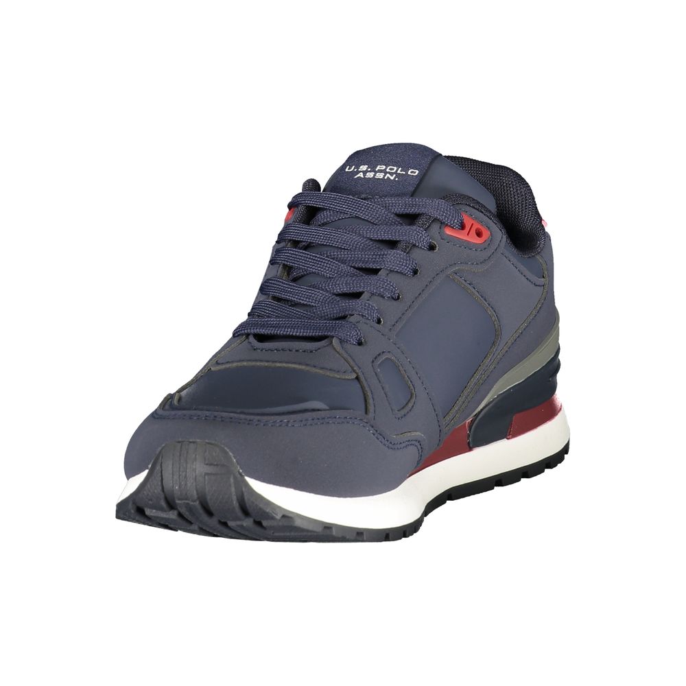 U.S. POLO ASSN. Blauer Herren-Sneaker aus Polyurethan