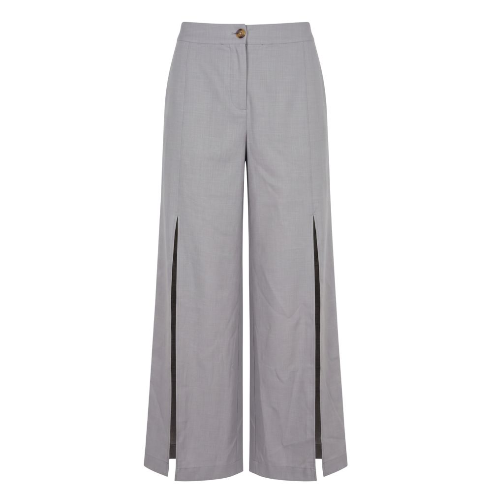 Trussardi Jeans Grey Polyester Women's Pants