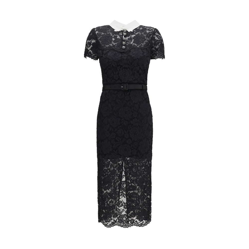 Self-Portrait Black Casual Dress