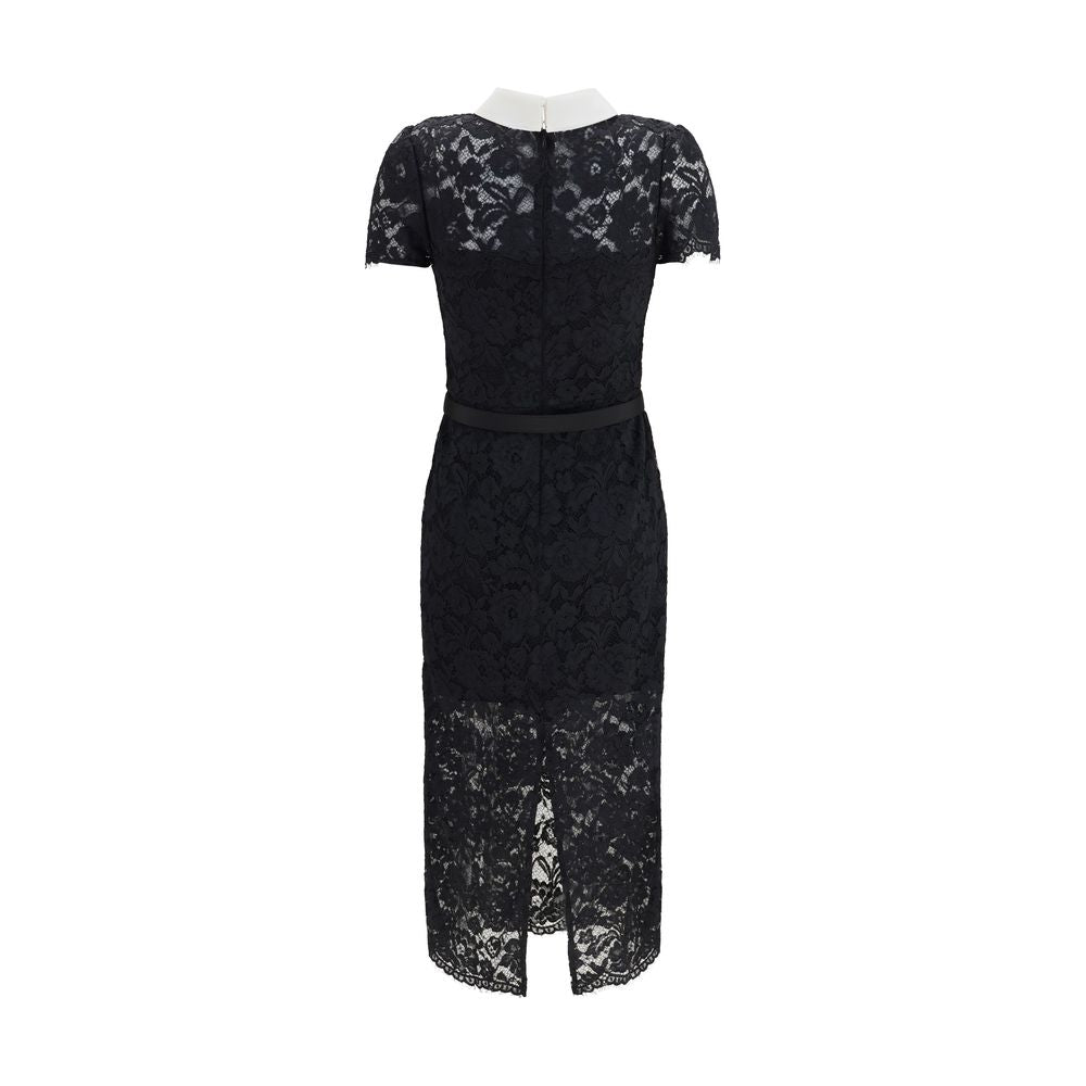 Self-Portrait Black Casual Dress