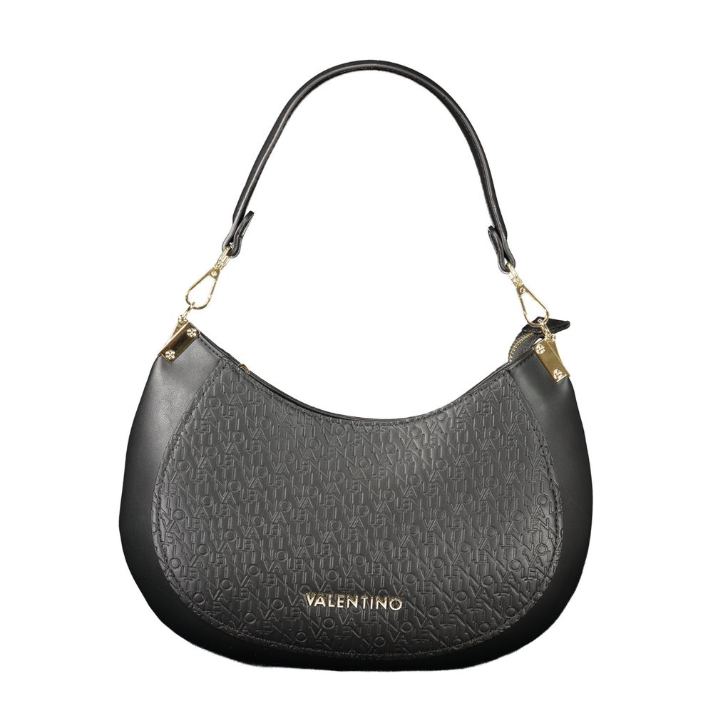 Mario Valentino Black Polyurethane Handbag