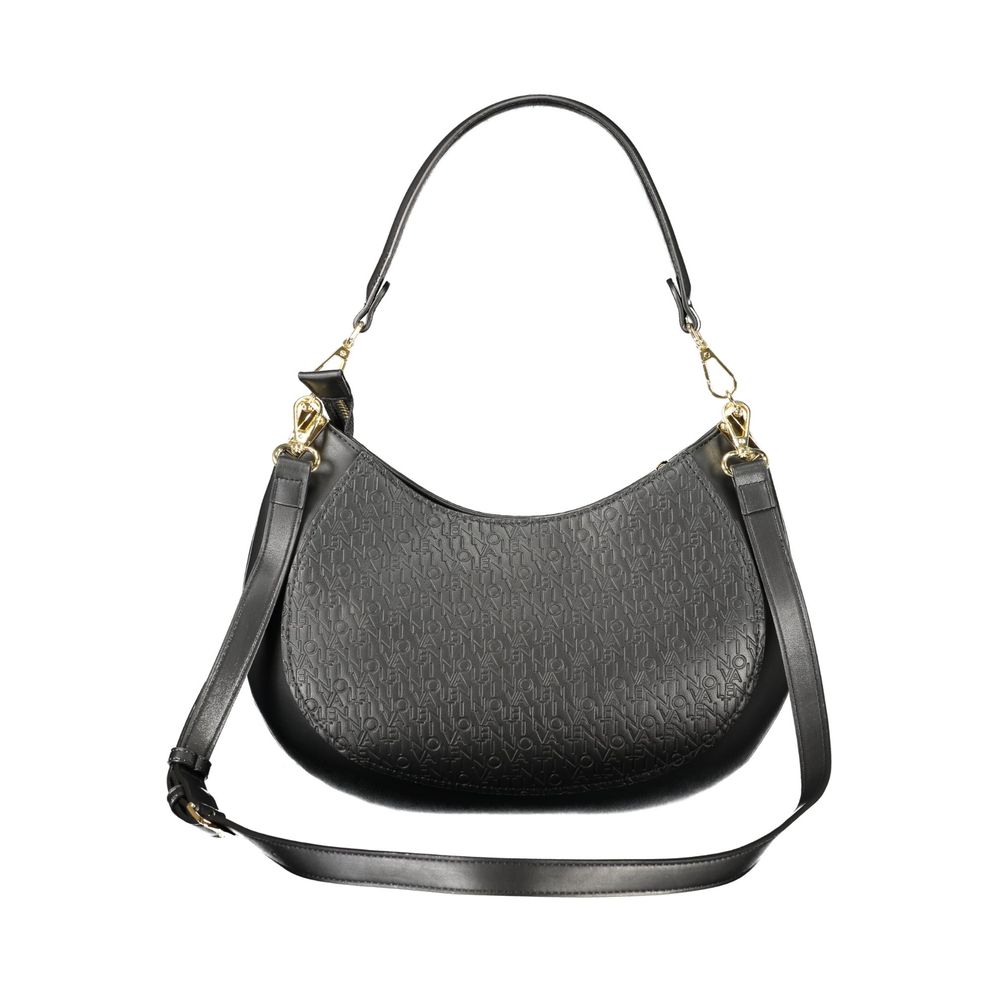 Mario Valentino Black Polyurethane Handbag