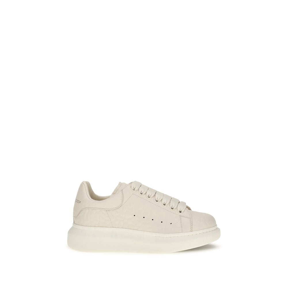 Alexander McQueen White Leather Chunky Sneakers