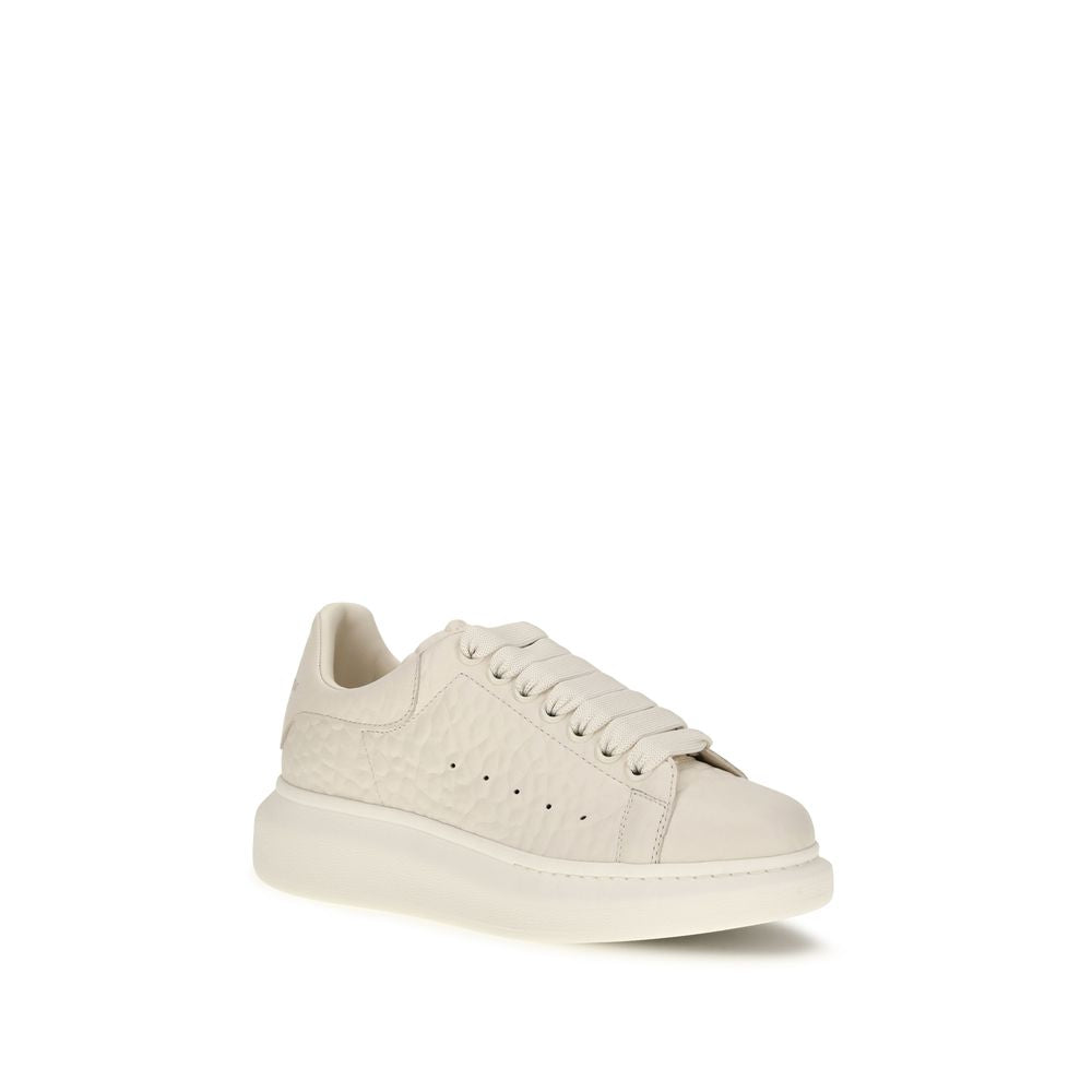 Alexander McQueen White Leather Chunky Sneakers