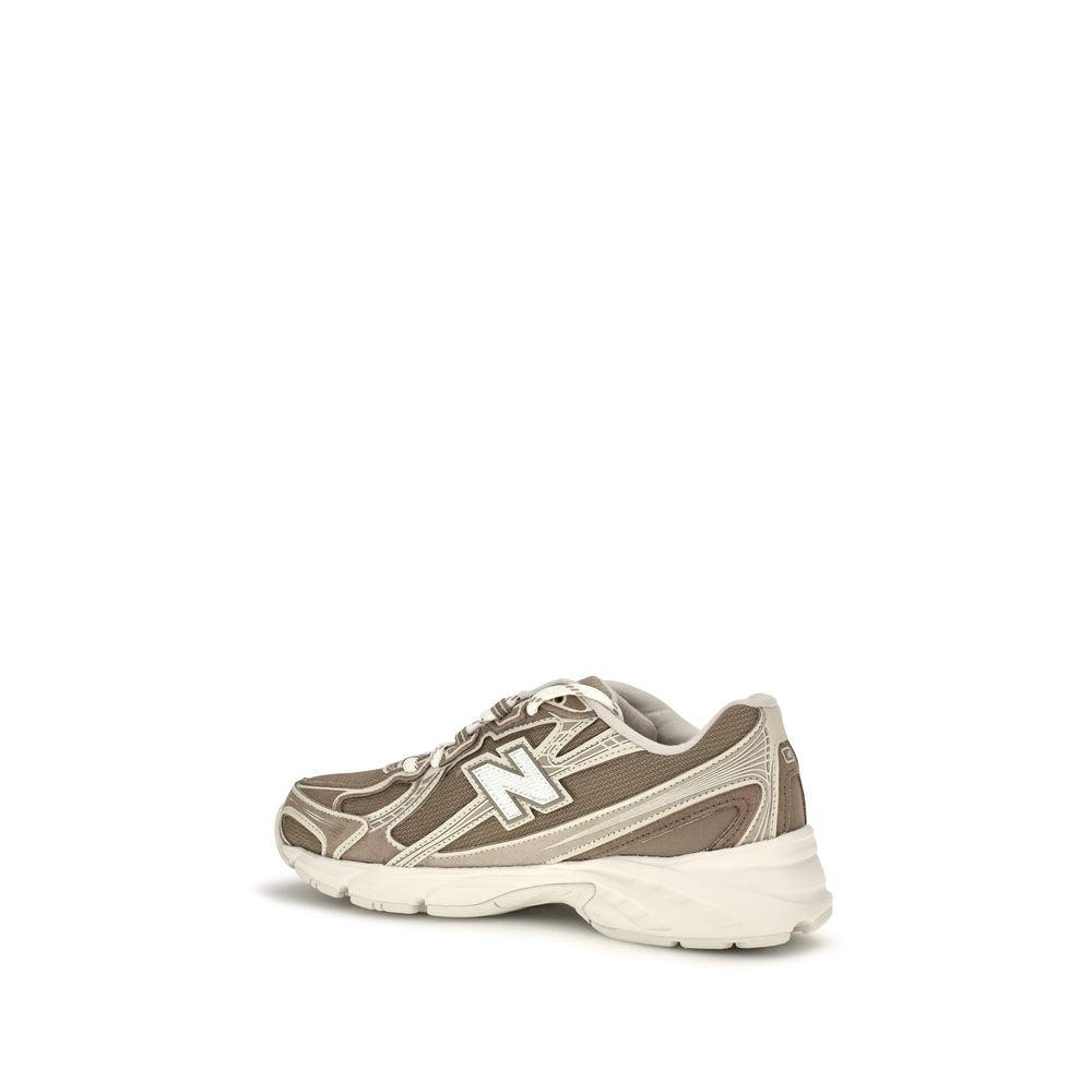 New Balance Beige Fabric Athletic Sneakers