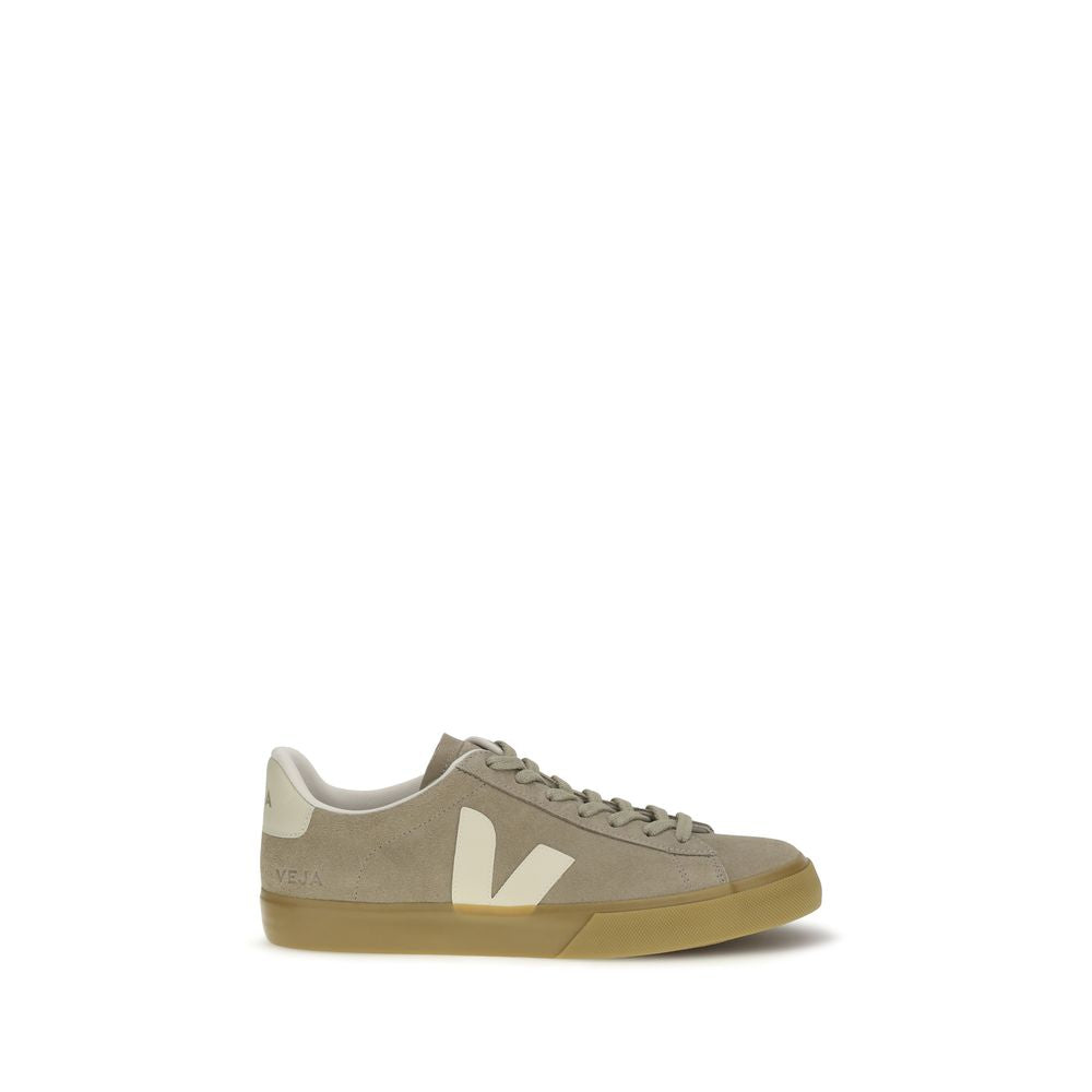 Veja Beige Calf Leather Low Top Sneakers