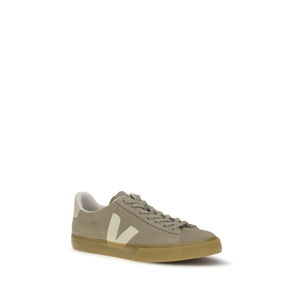 Veja Beige Calf Leather Low Top Sneakers