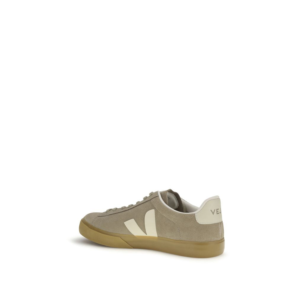 Veja Beige Calf Leather Low Top Sneakers
