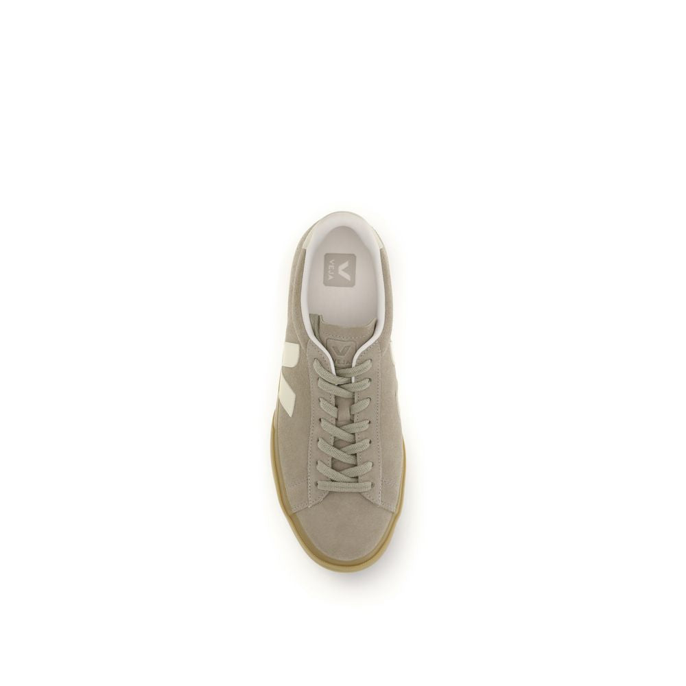 Veja Beige Calf Leather Low Top Sneakers