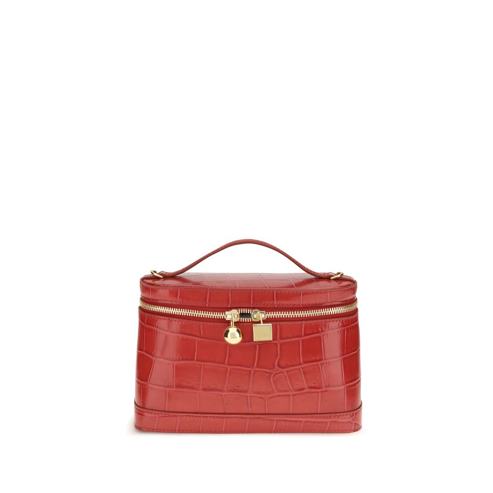 Jacquemus Le Petit Vanity Red Leather Handbag