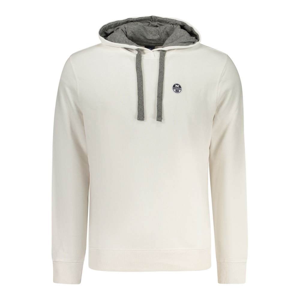 North Sails White Cotton Sweatshirt - Hoodie