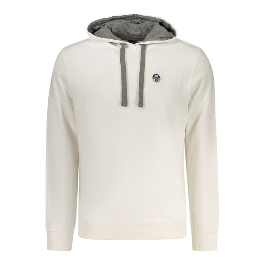 North Sails White Cotton Sweatshirt - Hoodie