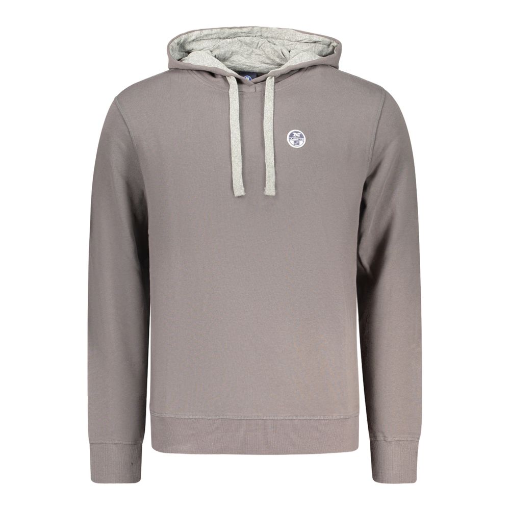 North Sails Gray Cotton Sweatshirt - Hoodie
